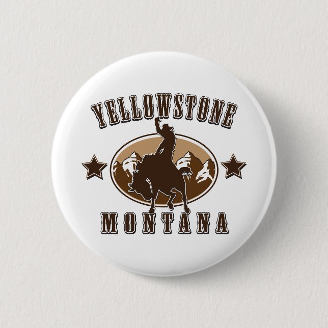 Yellowstone-Montana Button (Vorderseite)