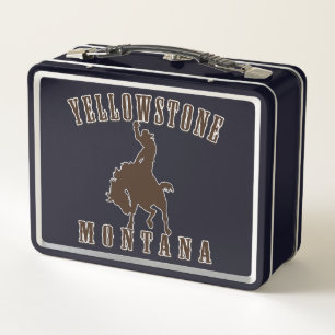 Yellowstone Montana Metall Brotdose