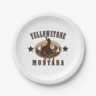 Yellowstone Montana Pappteller