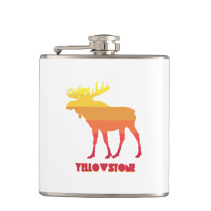 Yellowstone Moose Flachmann