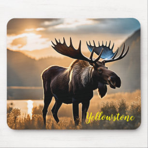 Yellowstone Moose Mouse Pad Mousepad