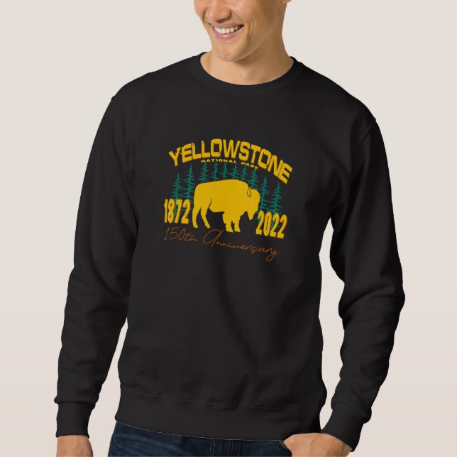 Yellowstone National Park 150th Anniversary Memora Sweatshirt (Vorderseite)