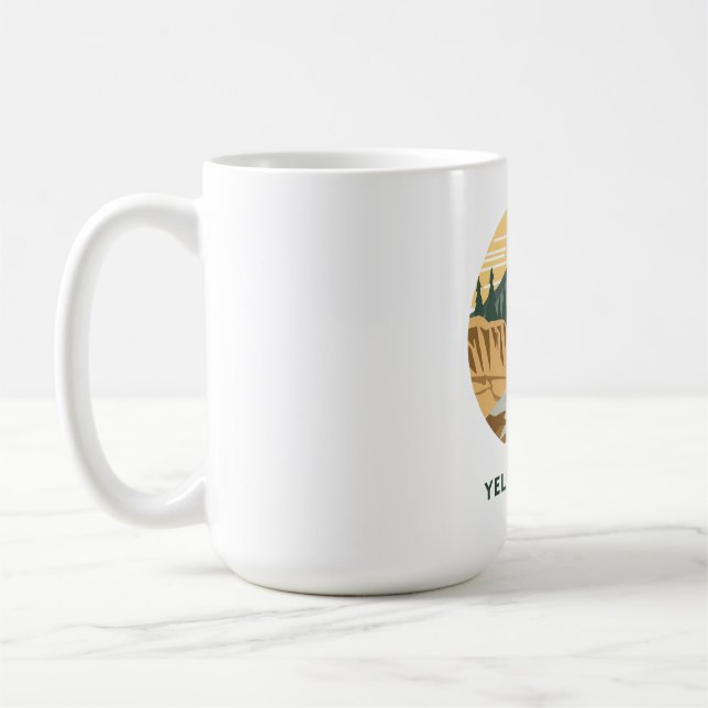 Yellowstone National Park Adventure Kaffeetasse (Links)