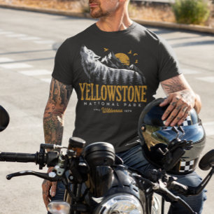 Yellowstone National Park atemberaubender Wolf T-Shirt