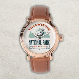 Yellowstone National Park Cute Landscape Armbanduhr