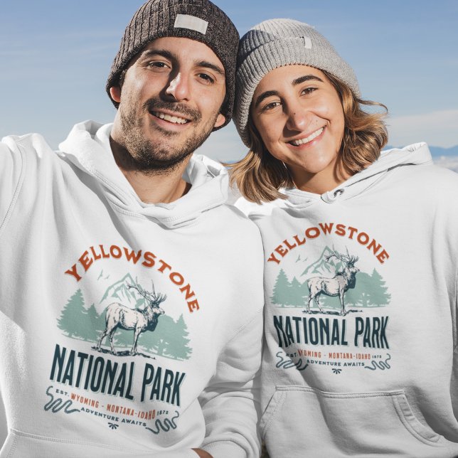 Yellowstone National Park Cute Landscape Hoodie (Von Creator hochgeladen)