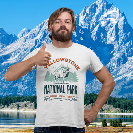 Yellowstone National Park Cute Landscape T-Shirt
