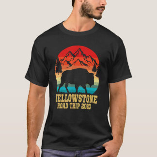 Yellowstone National Park Family Road Trip 2023 Ma T-Shirt