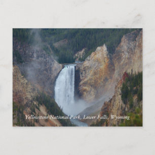 Yellowstone National Park, Lower Fa... Postkarte