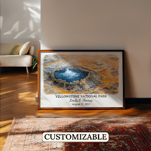 Yellowstone National Park Montana Poster, Benutzer Poster