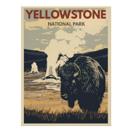 Yellowstone National Park Poster