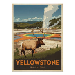 Yellowstone National Park Poster