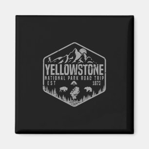 Yellowstone National Park Souvenir Wandern Familie Magnet