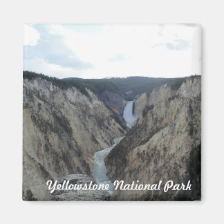 Yellowstone National Park Square Magnet