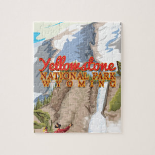 Yellowstone National Park Vintage Poster