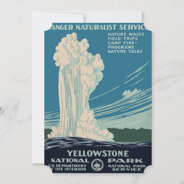 Yellowstone-Nationalpark (Vorderseite)