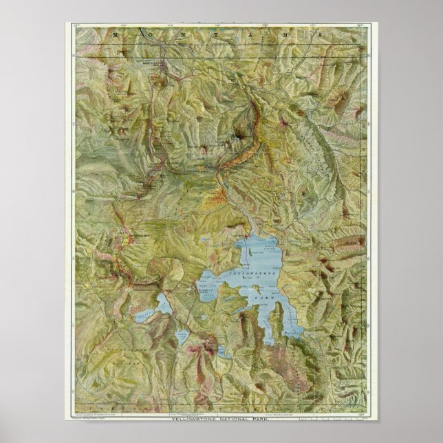 Yellowstone-Nationalpark 2 Poster (Vorne)