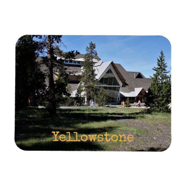 Yellowstone Nationalpark Alte Treue Magnet (Horizontal)