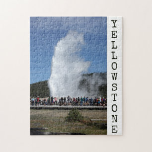 Yellowstone Nationalpark Altes Fesiges Puzzle