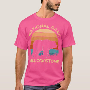 Yellowstone Nationalpark - Bärenlandschaft Camping T-Shirt