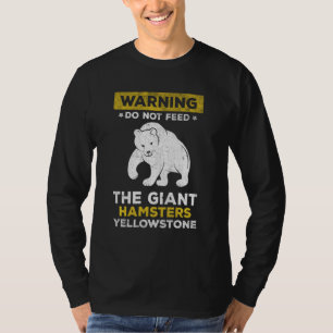 Yellowstone Nationalpark Bier Zitat Wildtiere Natu T-Shirt