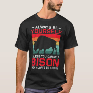 Yellowstone Nationalpark Bison Buffalo Bekleidung T-Shirt