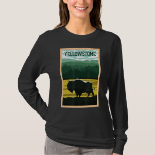 Yellowstone Nationalpark Bison Buffalo Souvenir T-Shirt