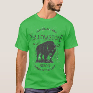 Yellowstone Nationalpark Bison Eigentümer dieses L T-Shirt
