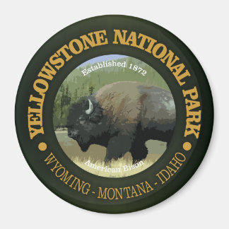 Yellowstone-Nationalpark (Bison) Magnet