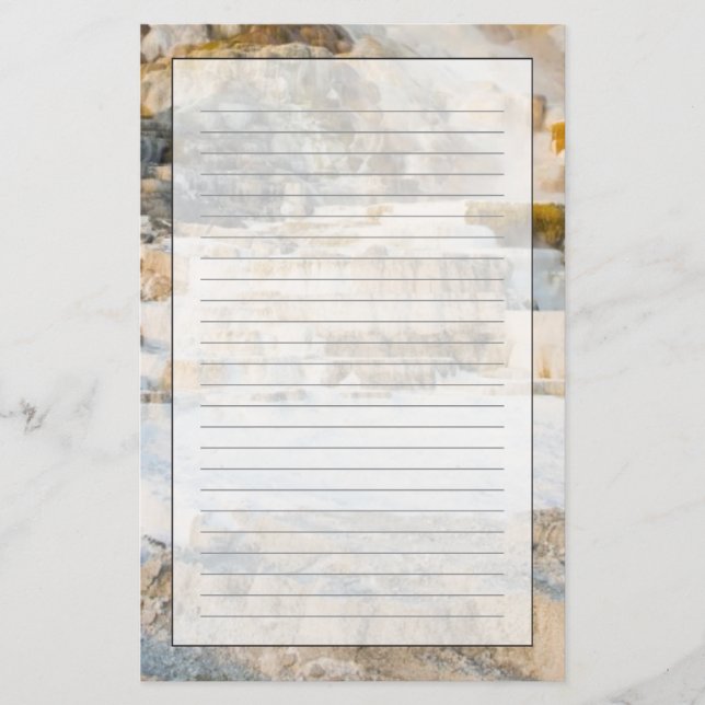 Yellowstone Nationalpark Briefpapier (Vorderseite)