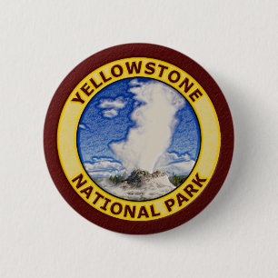 Yellowstone Nationalpark Button