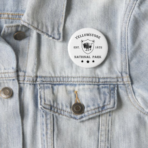 Yellowstone Nationalpark Button