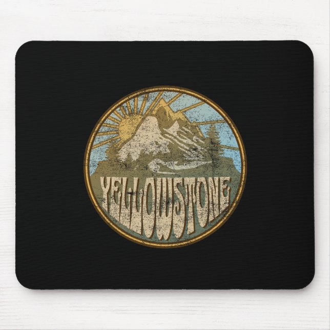 Yellowstone Nationalpark California Mousepad (Vorne)
