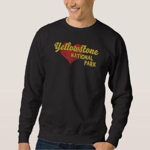 Yellowstone Nationalpark Classic Design Sweatshirt