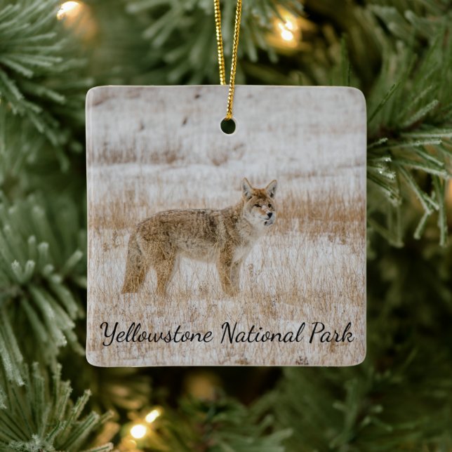 Yellowstone Nationalpark Coyote Ornament (Baum)
