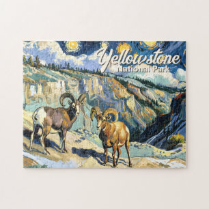 Yellowstone Nationalpark Dickhornschaf Van Gogh