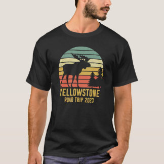 Yellowstone Nationalpark Familienstraße 2023 Ma T-Shirt
