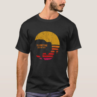 Yellowstone Nationalpark Familienstraße 2025 Ma T-Shirt