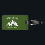 Yellowstone-Nationalpark Gepäckanhänger<br><div class="desc">Wenn du noch nie gewesen bist,  nun... . Jetzt gehen. Die Tierwelt,  die Abgeschiedenheit,  die Berge,  die Geysire,  der See. Es ist der ursprüngliche Nationalpark,  und immer noch der beste. Zeigen Sie Ihre Liebe für Yellowstone.</div>