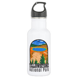 Yellowstone Nationalpark Grand Prisma Spring Edelstahlflasche