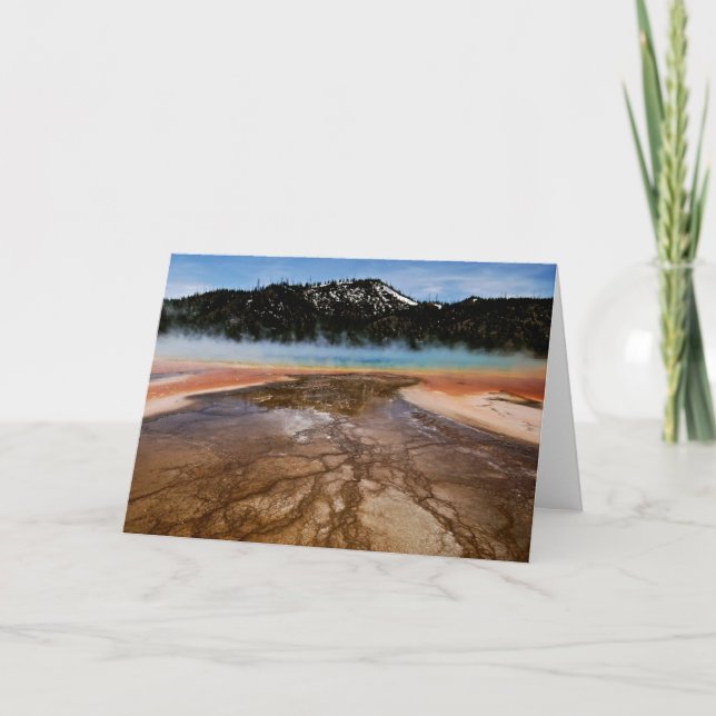 YELLOWSTONE NATIONALPARK, GROSSARTIGES KARTE (Vorderseite)