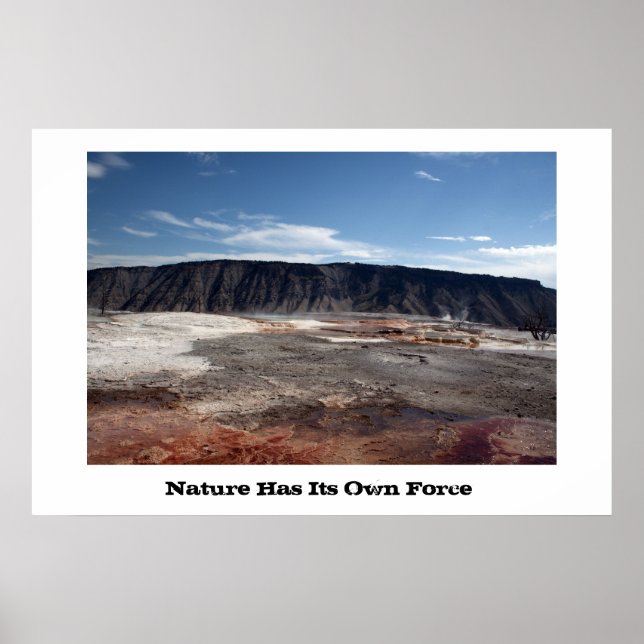Yellowstone Nationalpark - heißen Frühling Poster (Vorne)