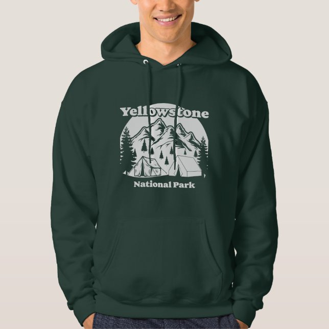 Yellowstone-Nationalpark Hoodie (Vorderseite)