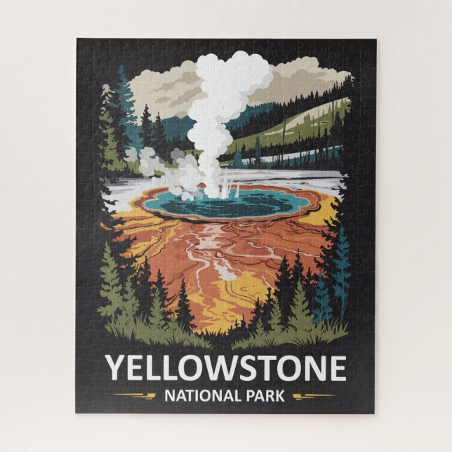 Yellowstone Nationalpark Hot Spring (Vertikal)