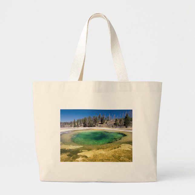 Yellowstone Nationalpark Individuell gestaltbare G Jumbo Stoffbeutel (Vorne)
