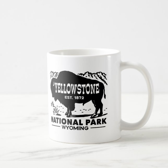 Yellowstone-Nationalpark Kaffeetasse (Rechts)