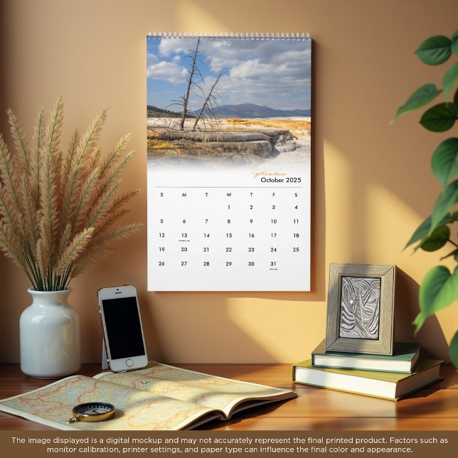 Yellowstone Nationalpark-Kalender 2025 Kalender (Von Creator hochgeladen)
