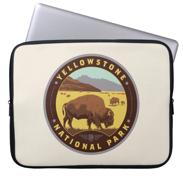 Yellowstone-Nationalpark Laptopschutzhülle (Vorderseite)