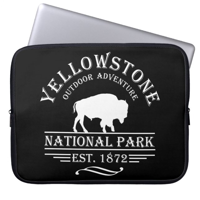 Yellowstone Nationalpark Laptopschutzhülle (Vorderseite)
