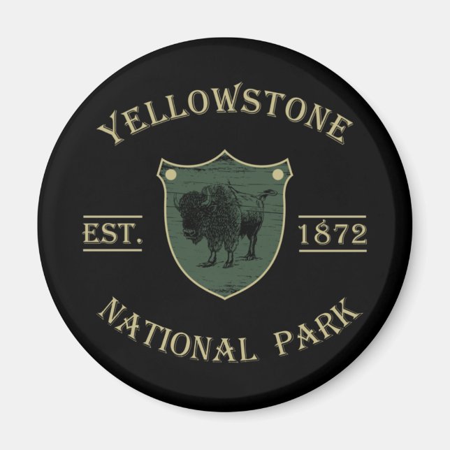 Yellowstone Nationalpark Magnet (Vorne)